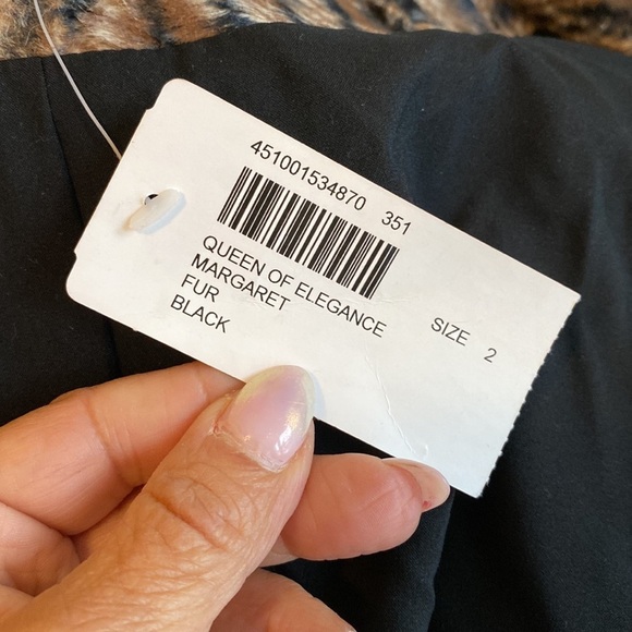 Chicos’s Queen Of Elegance Margaret Faux Fur Jacket - Picture 9 of 11